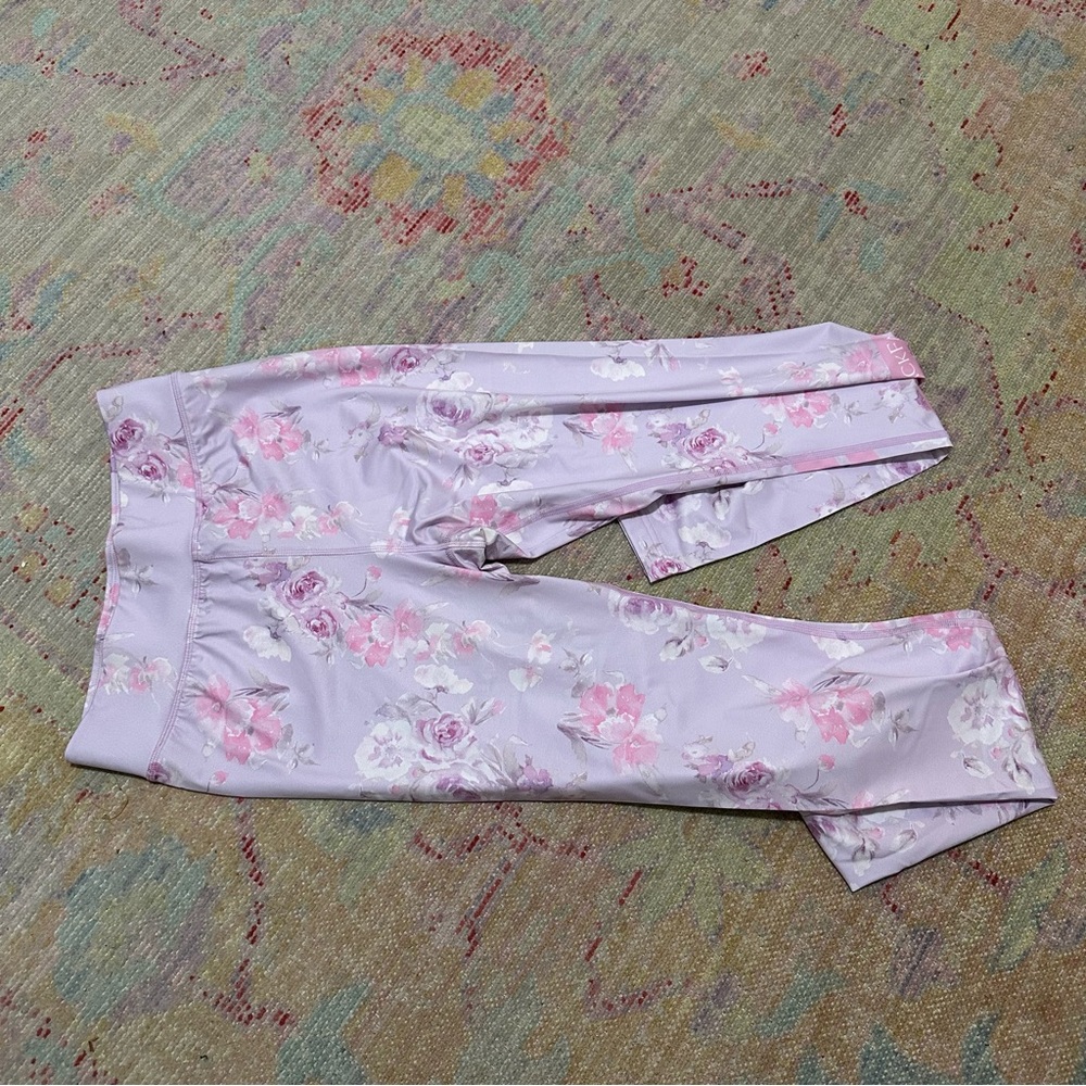 LoveShackFancy Lavender Floral Leggings - Picture 4 of 5